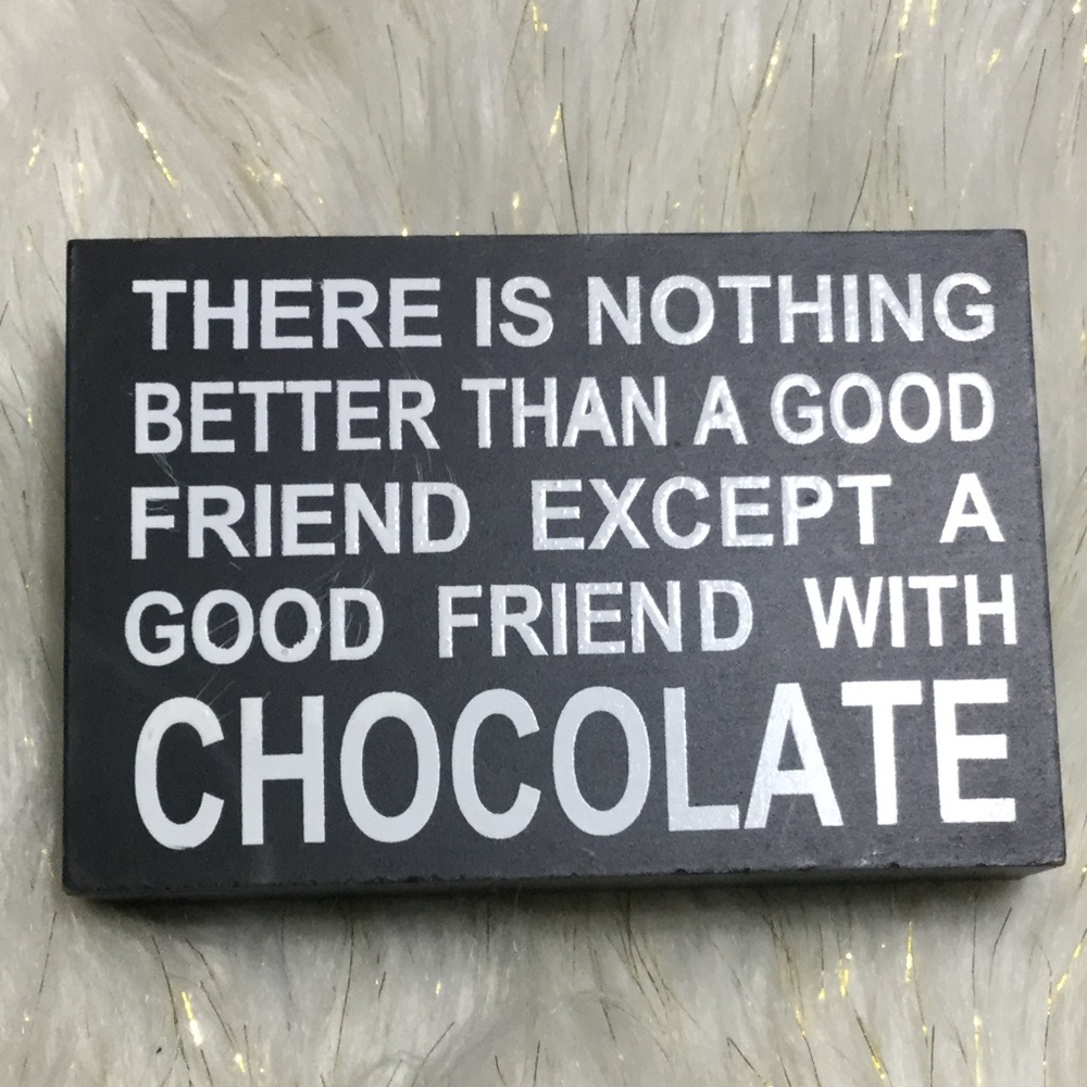 FRIEND Quote Wood Sign